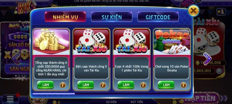 Khuyến mãi Rikvip – Giúp bạn khởi nghiệp dễ dàng hơn bao giờ hết